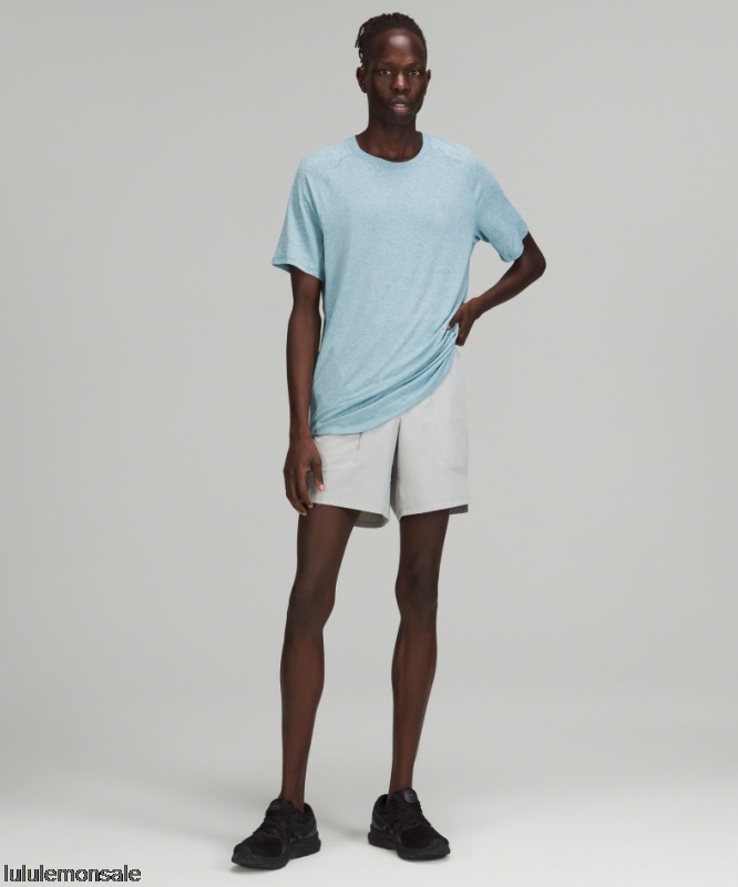 Lululemon Deutschland DELULU808 | Lululemon Deutschland Heathered Crest Drysense Trainings-Kurzarmshirt